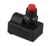 Electronic Pulse Igniter with Wire for Patio Heater,Gas Fire & Grill,Push Button Switch Replacement,200°C Resistant Cable,Black (Battery Not Included)(NB700C1)
