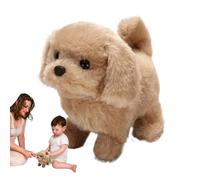 Electronic Puppy Toy - Motorized Walking Dog, Soft Plush Animal, Sound Movement Play Feature | Engaging Pretend Pet Care Activity Experience For Young Children Early Learning Gift Home Playtime
