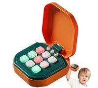 Electronic Puzzle Console Toy - Portable Brain Training Game, Interactive Educational Toy Device | Travel-Friendly Puzzle Design with Multi-Play Modes
