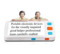 Electronic Reading Aid with 5 Inch LCD Screen, 4x-32x Zoom, 17 Color Modes, Adjustable Brightness for Visually Impaired and Elderly