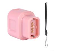 Electronic Rear Derailleur Charger Converter Type C to 4 Pin Adapter for DI2 12 Speed Compatible with R9270 R9250 and Related Models (Pink)