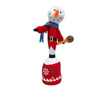 Electronic Recording Plush Toys, Singing Santa Christmas Trees Dancing Dolls, Electric Toy Tabletop Decoration Musical Singing Dancing Swinging Plush Toy for Kids, Boys and Girls (Snowman)