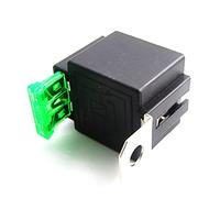 Electronic Relay Automotive Relays with Insurance Film Car Fuse for 4pin or 5pin DC 12V/24V 30A Waterproof Prewired(5pin 24v With Line)