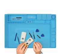 Electronic Repair Mat - Magnetic Silicone Work Mat Heat Resistant Up to 500°C | Large Soldering Mat for Smartphones, Cameras, Laptop