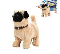 Electronic Robot Dog - Portable Realistic Puppy Toy for Children, Interactive Plush Pet with Play Modes, Stuffed Companion for Home, Garden, Yard, School, Indoor, 8.66x7.87in