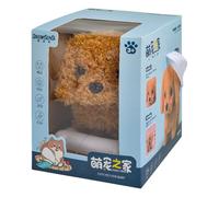 Electronic Robot Dog Realistic Dog Toy Acts Like A Real Puppy Interactive Robot Puppy Battery Operated Stuffed Animal Dog for Girls Boys (E)