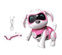 Electronic Robotic Puppy - Programmable Dancing Dog, Interactives Pet Toy, USB Rechargeable Puppys, Sing Dance Feature With Picture Control Buttons | Robot Dog Toy For Boys Girls Kids Educational Fun