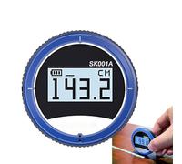 Electronic Roller Ruler, LCD Display Flat Curved Measuring Tool, Accurate Length Ruler for Plumbing Work Construction Crafts Home Improvement Engineering Electrical Mechanical Work