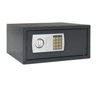 Electronic Safe Dark Grey 42x37x20cm Steel Compact Home Office Security Box Lock