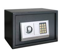 Electronic Safe Dark Grey Steel 35x25x25cm Compact Indoor Digital Lockbox Secure