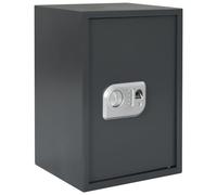 Electronic Safe Dark Grey Steel Matte 31x35x50cm Indoor Electronic Lock Security
