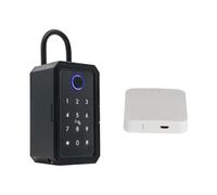 Electronic Safe Key Box Tuya Control 4.1 Gateway Waterproof Outdoor Security Fingerprint Safe stash
