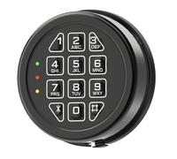 Electronic Safe Lock Replacement Keypad with Solenoid Lock, Gun Safe Lock with Programmable Electronic Keypad, Lock Fits High Security Safe Box and Security Cabinet