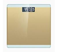 Electronic Scale High Sensitivity Pressure Sensor Bottom Height Only7 Mm Tempered Glass Safety Fillet Not Afraid Of Impact White Light Font Display Clear Reading Even The Dark Can Easily Read, Gold