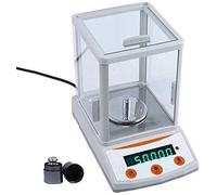 Electronic Scales 300G/0.001G High Precision Milli Gram Jewelry Scale Laboratory Precise Analytical Balance Digital Multifunctional Weighing Scale (White 300g/0.001g)
