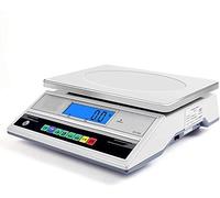Electronic Scales High Precision 0.1G Counting Scales Stainless Steel Digital Electronic Lndustrial Weighing,White-10Kg/0.1G