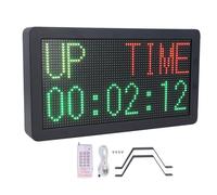 Electronic Scoreboard Digital Timer Remote Control Multifunctional Sports Score Counter with Brightness Adjustment for Badminton Basketball Football Indoor Games Aluminum Alloy