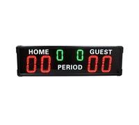 Electronic Scoreboard with Wireless Remote Control, High-Definition LED Light Tube, Durable Aluminum Alloy Frame for Basketball, Football, Tennis, and More