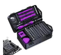 Electronic Screwdriver Set, 115-in-1 Magnetic Screwdriver Kit - Multifunction Screwdriver Set - for Watches, Glasses, Phones, Computers, Industry, Construction, Home and Workshop