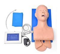 Electronic Silicone Airway Management Trainer for Intubation Practice, Ideal for Medical Science Lab Education and Study