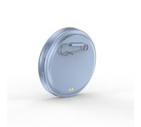 Electronic Smart Badge 1.7-inch HD Screen, Bluetooth-6.0 Connectivity & 30-Hour Use Time, Dynamic Color Lights For Anime Or Personal Display, DIY Badge, For Gifts, Fashionable Accessory(Blue)