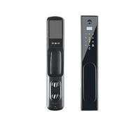 Electronic Smart Lock with Camera and Video doorbell Digital Door Lock with WiFi (Color : Grey)