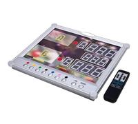 Electronic Snooker Scoreboard, LED Digital Video Display Wall-Mount Scoreboard with Remote Control, Multifunctional Electronic Scoreboard for Billiards & Snooker