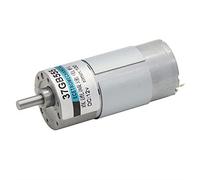 electronic starter 15W Low Speed Brush electronic starter, 12V24V XD-37GB555 DC Gear Reducer electronic starter, Reversible electronic starter Adjustable Speed Mute Large Torque : 50rpm, Voltage : 24V