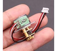 electronic starter 18° Mini Metal Gear Stepping electronic starter, 15mm 2-Phase 4-Wire Stepper electronic starter, Micro Precision Gearbox, Ratio 51.4 : 1 Mini Precision electrical tools