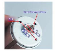 Electronic starter 38mm 7-pole Rotor RS-550/555 electronic starter Dual Shaft DC 5V-12V 6V 7.4V 10000RPM MQXFCZUX