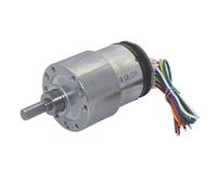 electronic starter DIY Dc electronic starter Smart Car Gear electronic starter, JGB37-520 12V Electric Micro DC Geared electronic starter, with Encoder, Color : Silver, Speed : 12v 530rpm FUZEGRDLI (