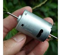 electronic starter Micro High Speed electronic starter, 385-2085 Micro Double Shaft electronic starter, DC12V-24V 15000rpm, High Power Large Torque electronic starter for Small DIY Toy Boat Car Model