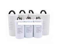 electronic starter Run Capacitor CBB60 450V AC Start Capacitor 5% 3UF/4UF/5UF/6UF/7UF/8UF/10UF/12/14/15/16/18/20/25UF For Washing Machines BIANMTSW(4UF 450V)