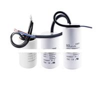 electronic starter Run Capacitors CBB60 450V AC Starting Capacitor 5% 2/4/5/6/8/10/12/14/15/16/18/20/25/30/40/45/70/80UF for Washing Machine AUOQKQUT(50UF)