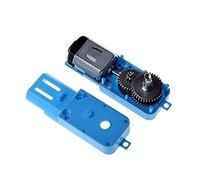 electronic starter Single Axis Gear electronic starter, DC 3V-6V 1:90, All Metal/Half Metal Gear electronic starter, Robot Intelligent Vehicle Speed Reducer TT electronic starter Blue Mini Precision :