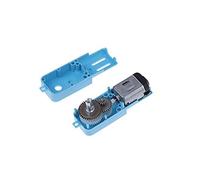 electronic starter Single Axis Gear electronic starter, DC 3V-6V 1:90, All Metal/Half Metal Gear electronic starter, Robot Intelligent Vehicle Speed Reducer TT electronic starter Blue Mini Precision :