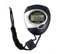 Electronic Stopwatch, Multi-Function Digital Timer with Date/Alarm, ABS and Metal Construction, for Sports Training, Fitness Coaching, Students(A)