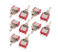 electronic switch 10 Pcs Control Electrical AC 120V/5A 250V/2A ON/Off/ON 3 Position SPDT Toggle Switch