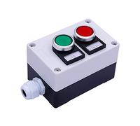 electronic switch 22mm 10A 440V 1NO 1NC Red Green Sign Momentary Push Button Switch Pushbutton Switches Station