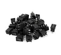 electronic switch 35Pcs SPST Control electrical 3Pin 3 Way Rocker Boat Switch Voltage 250V Current 6A