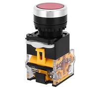 electronic switch 5pcs Electromagnetic Start Switch, Red Sign Mushroom Emergency Stop Push Button for Home Emergency Switch Station Normally Closed Stop Switch Box