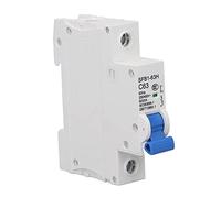 electronic switch Air Switch Mini Circuit Breaker, Small Circuit Breaker 1P Stainless Steel Drive Shaft PC Brass Overload Protection 6kA Breaking Capacity for Public Buildings