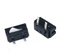 electronic switch Industrial Switches 10pcs/lot Black Small/Micro Switch Camera Switch Reset Detection Stroke Limit Miniature 2-Foot Straight Foot Mini Mouse Switch Switches