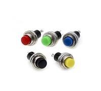 electronic switch Industrial Switches 25pcs 50pcs DS-314 10 MM 250V 0.5A Push Button Switch Metal Tactile Self-Reset Micro Interruptor Switches (Color : Green, Size : 25 piece)