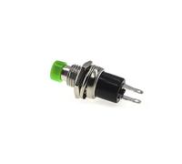 electronic switch Industrial Switches 6pcs 7mm self-Reset 250V 1A Push Button Switch Normally Open Metal Tactile Micro Interruptor Switches (Color : S, Size : Normally open)