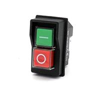 electronic switch KLD28/KJD17 KLD28A/KJD17A Electromagnetic Starter Push Button Switches Machine Tool Equipment IP55 Waterproof Safety Witch 28A replacement parts (Color : Kjd17a 5pin)
