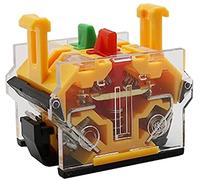 electronic switch LA38-11Y/2 LA38-20Y/3 22mm Knob Selector Rotary Lock Key Switch 2 3 Position 1NO1NC 2NO with 2 Keys Latching Push Button Switch (Color : 1no1nc)