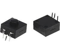 electronic switch Micro Switch 100PCS D C 30V 1A 3Pin Black Mini Push Button Switch for Electric Torch 3P Curved 2 On 1 Off Flashlight Switchs replacement parts