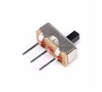 electronic switch Micro Switch 100Pcs Interruptor on-Off Mini Slide Switch SS12D00 SS12D00G3 3pin 1P2T 2 Position Toggle Switch Handle Length:3MM