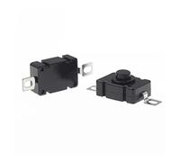 electronic switch Micro Switch 100PCS/LOT 18 * 12MM KAN Flashlight Switch 1.5A 250VAC Self Locking Patch Type Push Button Switch 2P-ON-Off Small Switches KAN-28 replacement parts